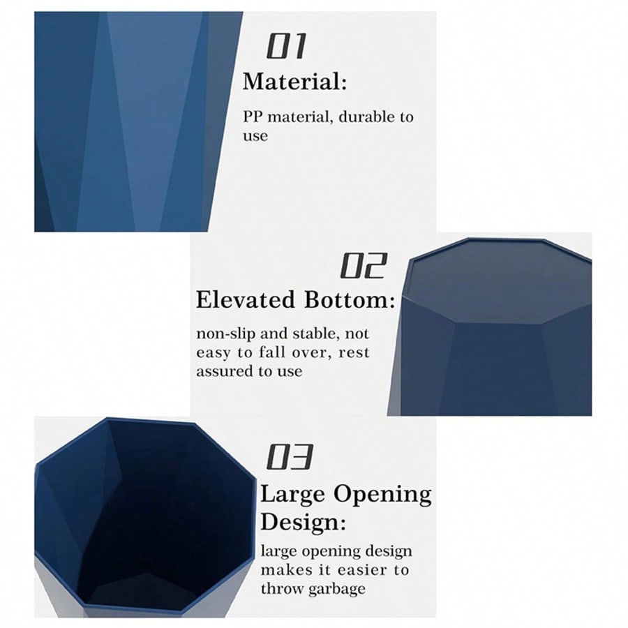 2-Pack Nordic-Style Octagonal  - огляд і ціна Commercial Kitchen Bin