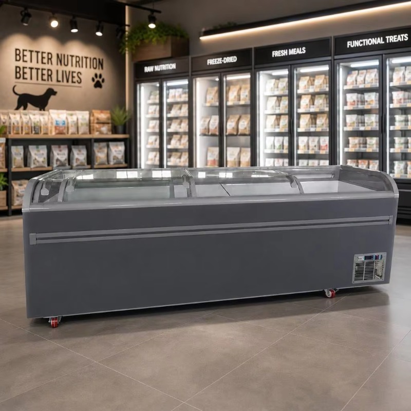Glass Top Chest Freezer With R - огляд і ціна Commercial Chest Freezer