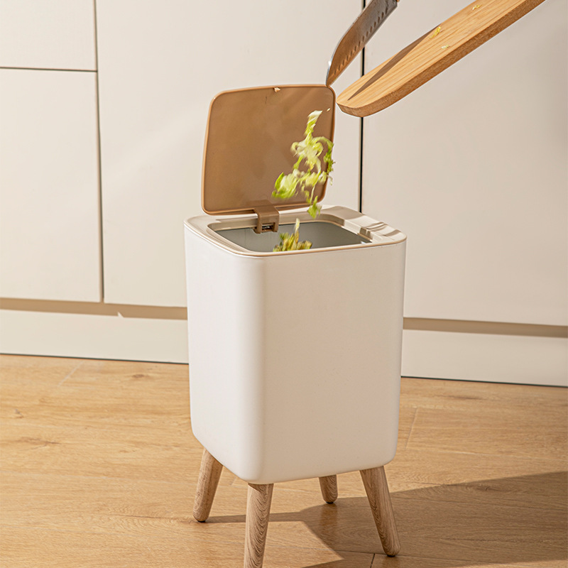 10L White Wooden Garbage Bin w - огляд і ціна Commercial Kitchen Bin